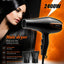 SK-14017 Professional Hair Dryer – 2400W High-Power Motor, 2 Styling Attachments, 2 Speed & 2 Heat Settings, Hot & Cold 