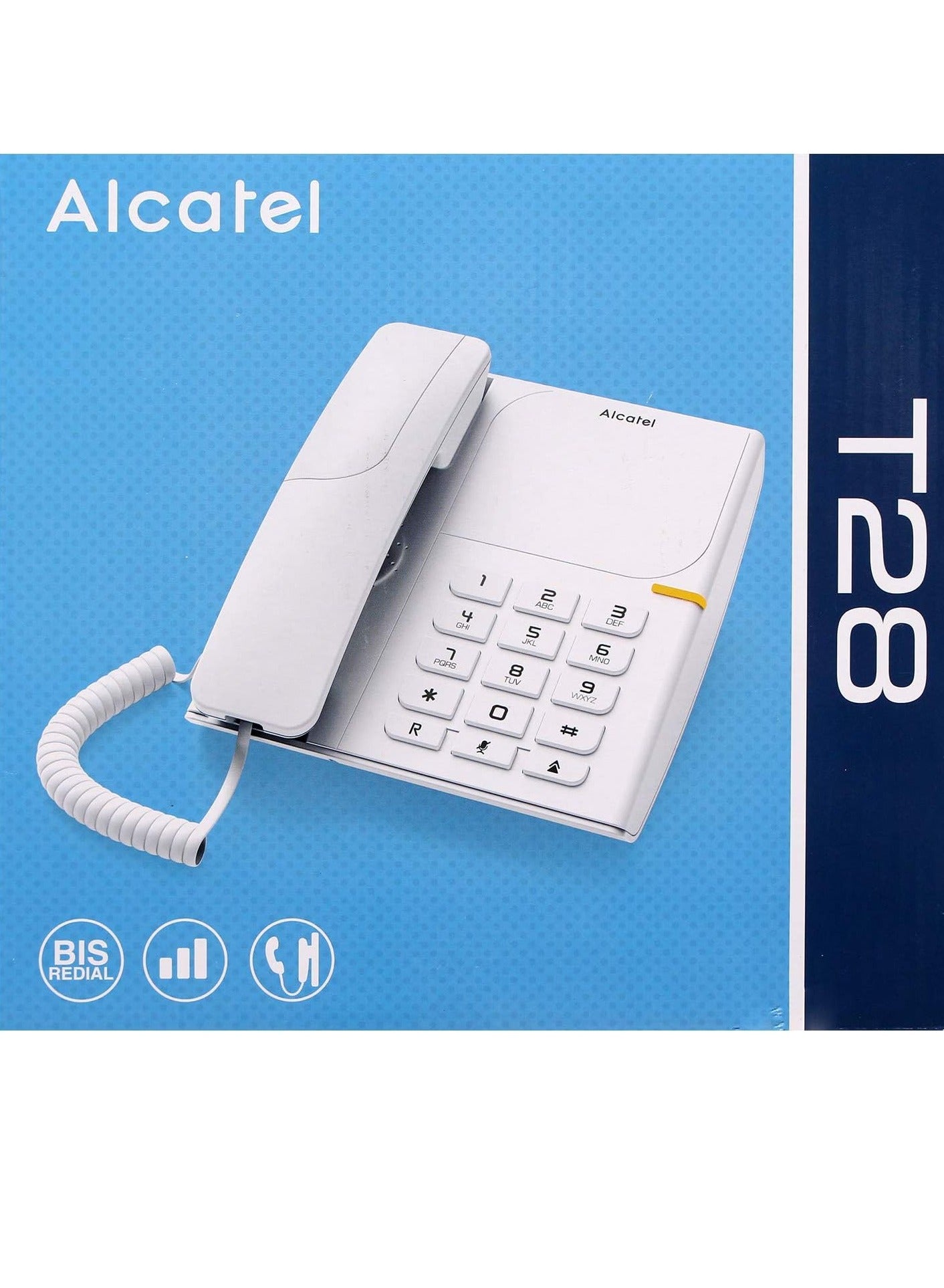 Alcatel Wired Home Phone T28 , White