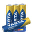 VARTA Longlife Power AAA Micro LR06 Alkaline Battery (4-pack) -  ideal for toys, torches, controllers and other battery-powered devices