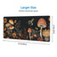 Large gaming mouse pad, 70 x 30 cm, mushroom-shaped design, waterproof surface and durable design, suitable for use on t