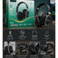 I513 Wireless Bluetooth Headphones – 40mm Drivers, Deep Stereo Bass, Noise-Reducing Mic, Bluetooth, TF Card, Type-C Char