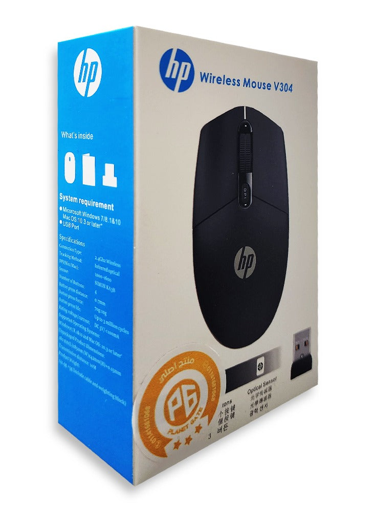 Wireless Computer Mouse V304 ,1600DPI