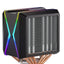 مبرد معالج Redragon CC-2188 HODUR برج مزدوج بإضاءة ARGB أسود