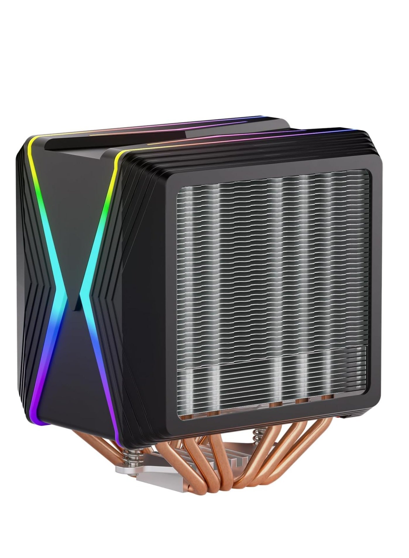 مبرد معالج Redragon CC-2188 HODUR برج مزدوج بإضاءة ARGB أسود