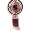 Portable Mini Fan USB Rechargeable Cute 250MAH Small Electric Fan For School , ZB088A