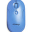 Gigamax Wireless Desk Mouse, G-1200, 1600 DPI Wired/Wireless Functional Mouse with 3 Modes Connectivity, Bluetooth and 2.4G Wireless, 4 Macro Buttons, Long Lasting Rechargeable Battery Capacity and for PC/Mac/Laptop Used in Home and office, Blue