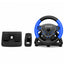 V-600 Wireless Racing Steering Wheel, 4-in-1 Driving Simulator Gaming Wheel with Gear Shifter, Gas & Brake Pedals, Dual 