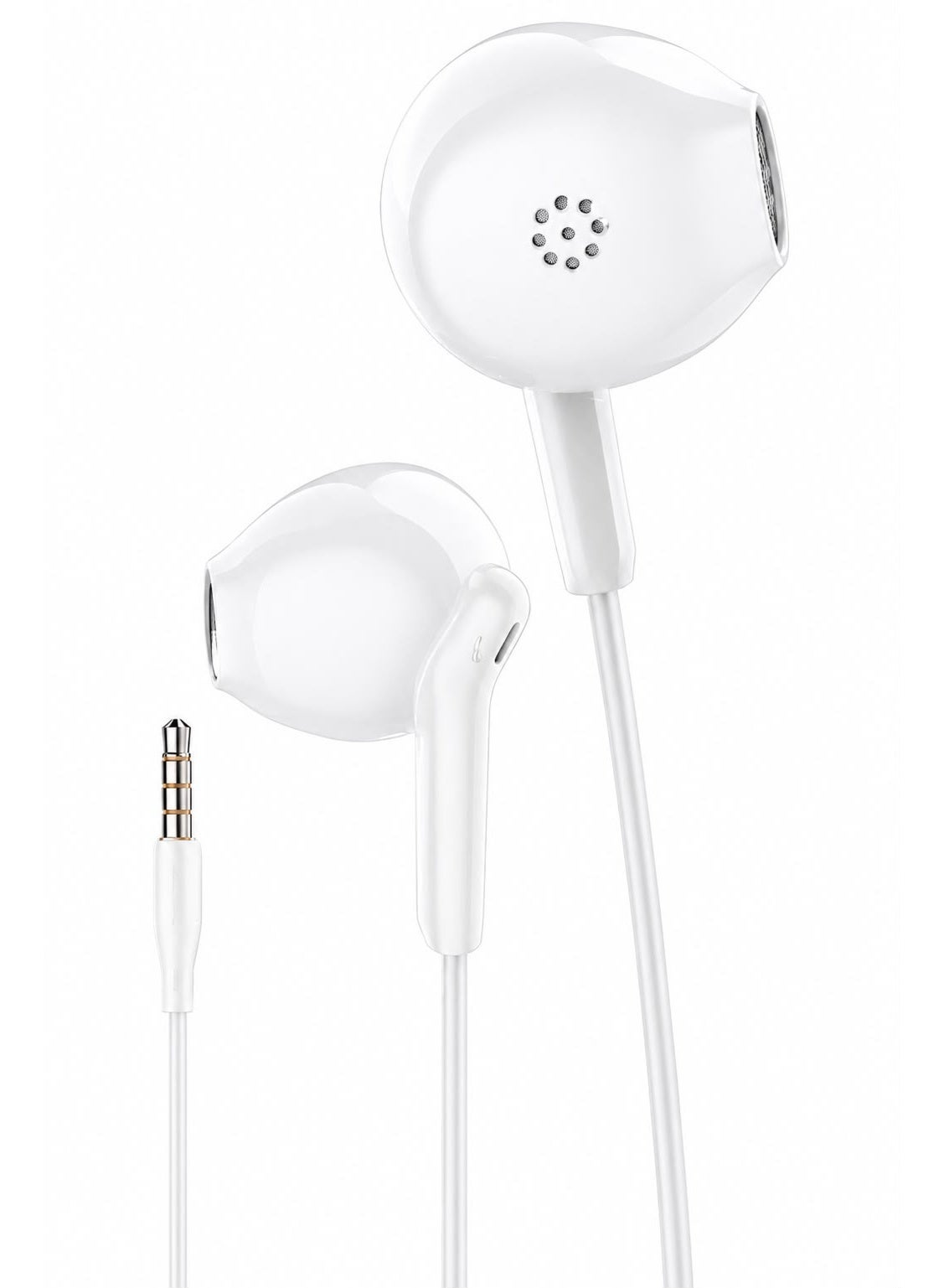 G34 Wired In-Ear Earphones – Clear Stereo Sound Quality, Built-in Microphone for Hands-Free Calls, Comfortable Ergonomic