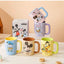 Large Capacity Ceramic Coffee Mug with Cartoon Character Design, Cute Ceramic Tea Cup for Hot & Cold Drinks, Milk Mug, L