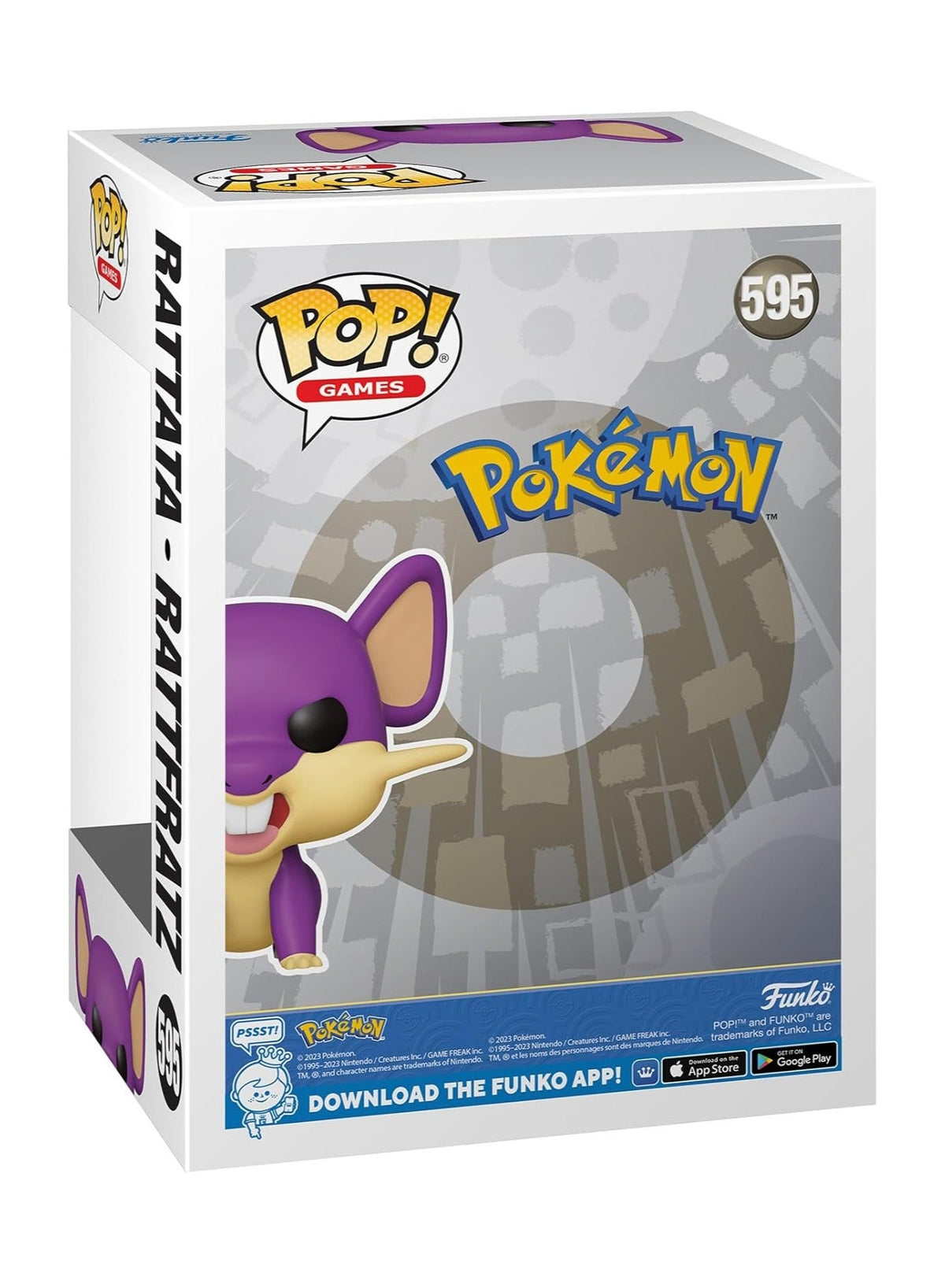 Action Figures Pop! Games: Pokemon - Rattata , One Size
