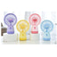 Portable Mini Fan USB Rechargeable Cute 1.5W Small Electric Fan For School ( Yellow )