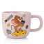 Tom and Jerry Ceramic Mug, Large Capacity Cute Cartoon Coffee Mug with Comfortable Handle, Aesthetic Ceramic Tea Cup for