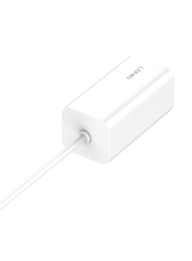 A4610C 65W Multi Port Desktop Fast Charging Station with 4 Ports (2×USB-C PD + 2×USB-A QC 3.0), PD4+ & QC3.0 Super Fast 