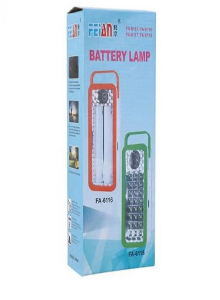 Emergency Light, charging and battery, multi-colour L-6116