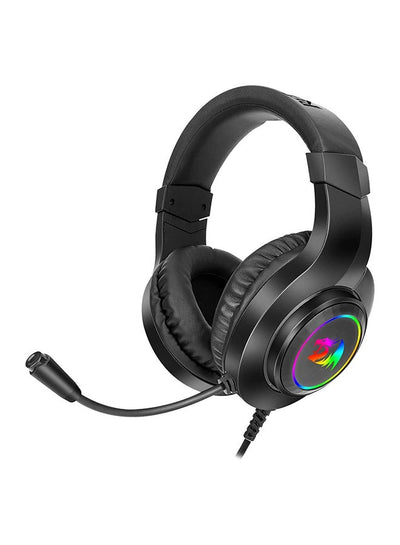Redragon H260 RGB Gaming Headset with Microphone, Wired, Compatible with Xbox One, Nintendo Switch, PS4, PS5, PCs, Lapto