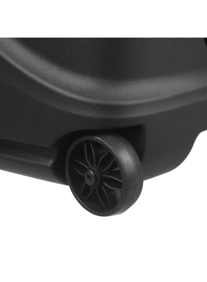 V-1565 15-Inch Portable Bluetooth Trolley Speaker, 40W Powerful Sound, 4500mAh Rechargeable Battery, Wired Microphone, B