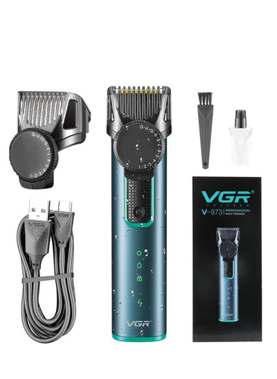 VGR Professional USB Rechargeable Home Functional Reciprocating Shaver, Cleaning brush, Protection cap, USB charging cable, 1pc guide comb ,100M Working Time