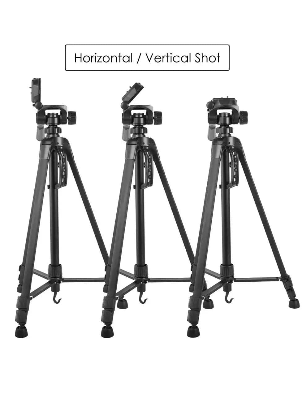 WT-3520 (55-Inch) Aluminium Tripod, Universal Lightweight Tripod with Carry Bag for All Smart Phones, Gopro, Cameras
