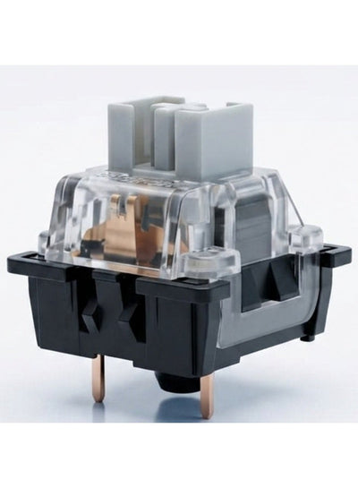 Grey Mechanical Keyboard Switches 5PCS – DIY Replaceable MX Compatible Switches for Gaming Keyboards, Tactile & Quiet Fe