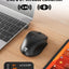 ماوس مكتبي Redragon BM-4091-Pro Wireless بلوتوث ودقة 4000 DPI أسود