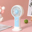 Portable Mini Fan USB Rechargeable Cute 1.5W Small Electric Fan For School ( Blue )