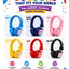 AH-816G RGB Bluetooth Gaming Headphones with Noise Isolation Microphone, Wireless Over-Ear Headset, Up to 15 Hours Batte