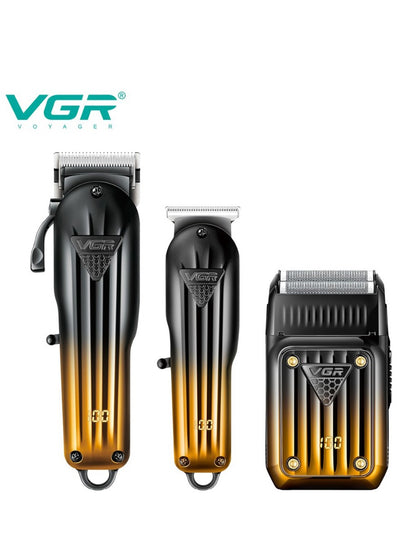 VGR V-644 New Design Metal Beard Trimmer Professional Cordless Hair Trimmer Barber Hair Clipper For Men