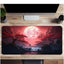 Landscape Red Moon Map Large Mouse Pad Computer Keyboard Pad Mouse Mat Desk Mats Anti-Slip Office Mouse Pad Desk Accesso