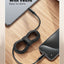 كابل شحن سريع USB-C إلى USB-C PD 3.1 بقدرة 240 واط، بطول 2 متر، مزود بشريحة ذكية لنقل البيانات، متوافق مع أجهزة الكمبيوت