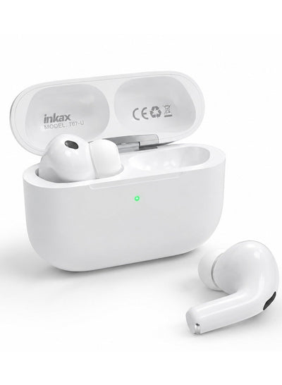 T07-U True Wireless Bluetooth Earbuds with Hi-Fi Stereo Sound, In-Ear TWS Headphones, Automatic Pairing, Built-In Microp
