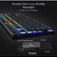 Redragon K621 Horus TKL Wireless RGB Mechanical Keyboard, 5.0 BT/2.4 Ghz/Wired Three Modes 80% Ultra Thin Low Profile Bl