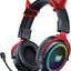 Wired Professional Gaming Headset X10 RGB with Noise Cancelling Microphone, Over-Ear Fabric Cushions, Clear Sound Perfor