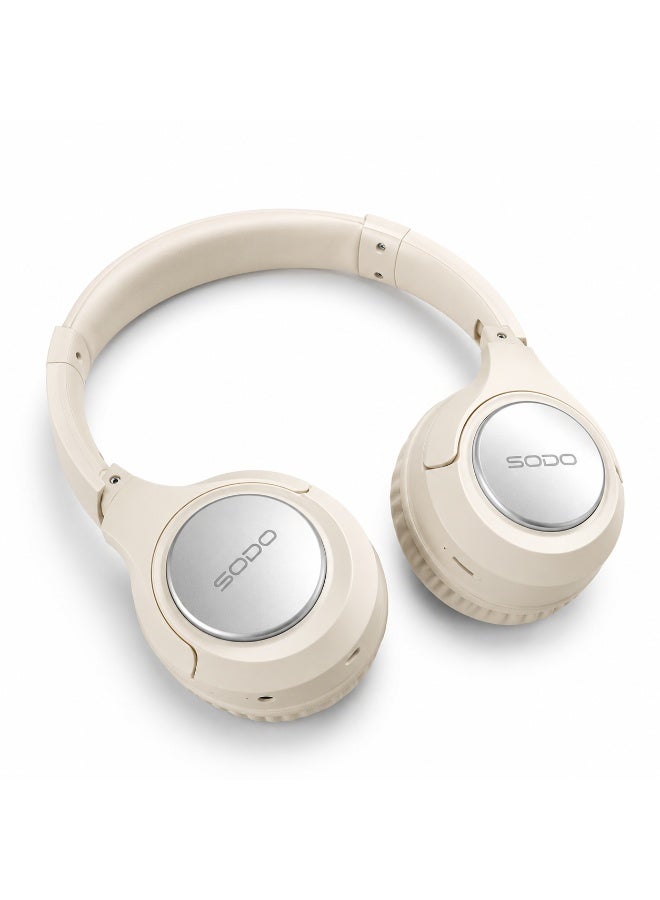 SD-1020 Bluetooth 5.1 Over-Ear Wireless Headphones with Hi-Fi Stereo Sound, Built-In Microphone, TF Card Music Player, T