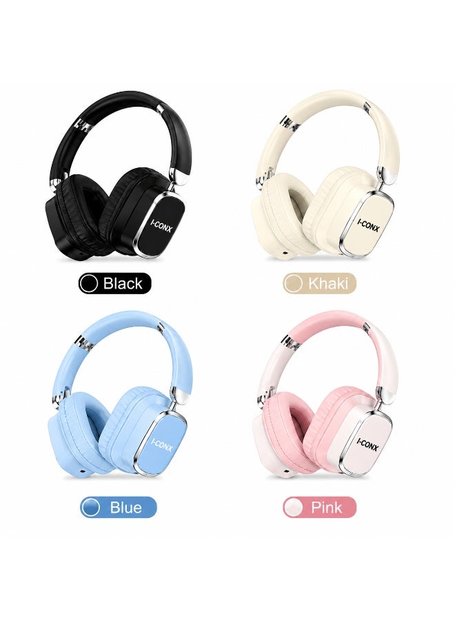 I513 Wireless Bluetooth Headphones – 40mm Drivers, Deep Stereo Bass, Noise-Reducing Mic, Bluetooth, TF Card, Type-C Char