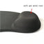Soft Skin Mouse Pad With Gel Wrist Support Band Multicolour
