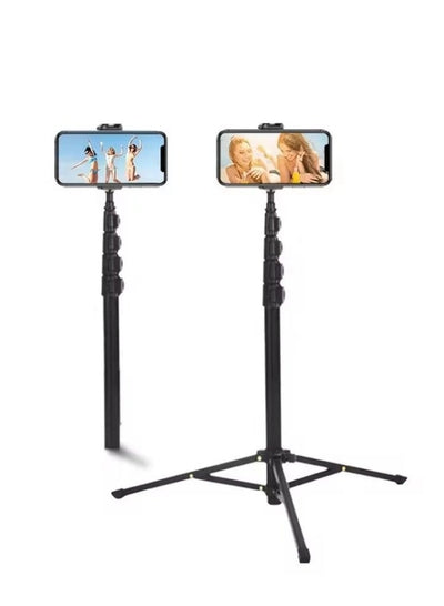 Professional 2 in 1 Tripod MT-40 , Extendable 151cm Mobile Phone and Camera Holder with Selfie Stick, Lightweight and Du