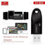 ET-M40 USB Audio Receiver Wireless Adapter with Built-In Microphone, Portable Bluetooth Audio Receiver for Car, Speakers