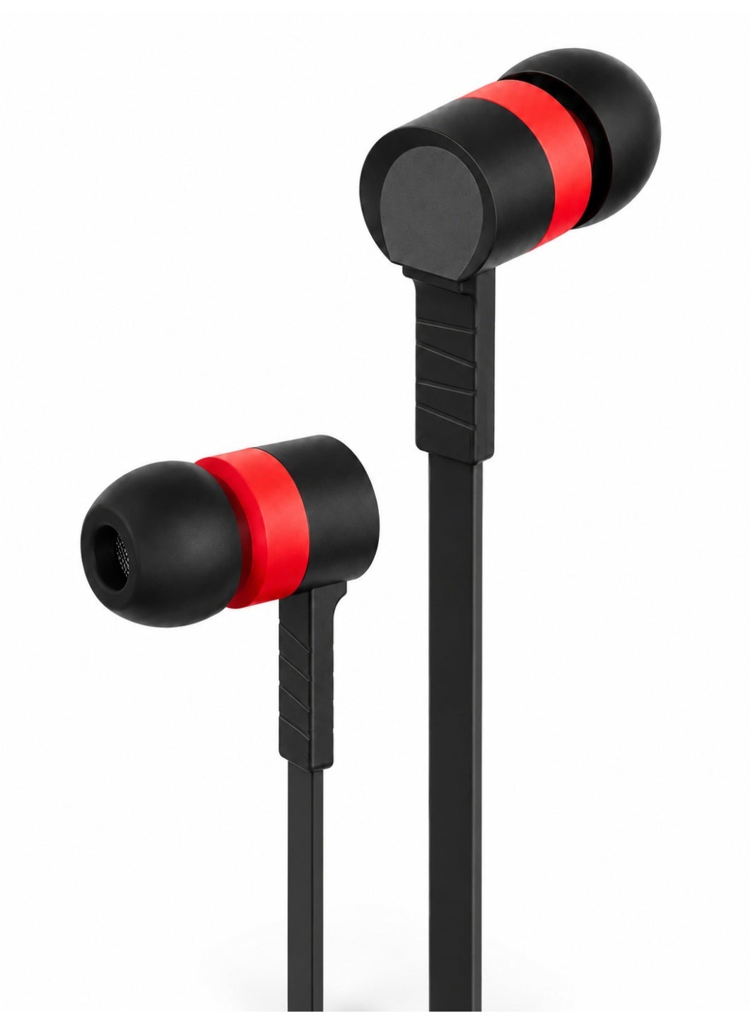D2 Wired In-Ear Earphones – Clear Stereo Sound Quality, Built-in Microphone for Hands-Free Calls, Comfortable Ergonomic 