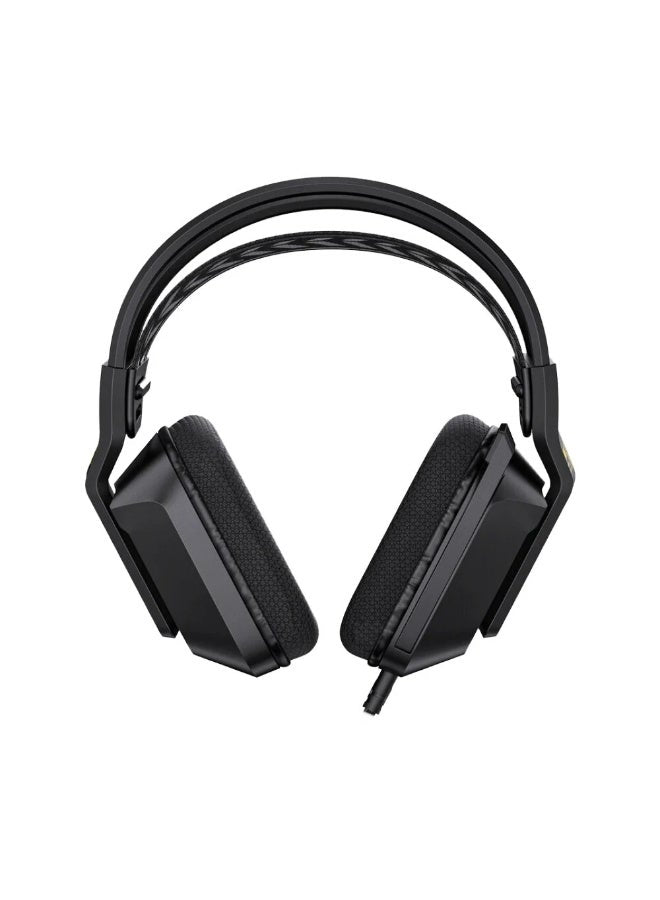 X13 RGB Stereo Sound Gaming Headset Stereo Sound Gaming Headset 120 degree swivel noise Reduction Mic, Cool RGB Light , 