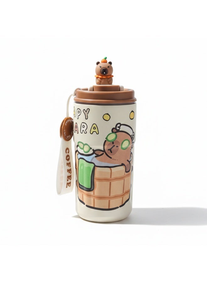 Stainless Steel Thermal Mug Cup 320ml, Insulated Coffee & Tea Mug, 1 Piece, Stylish Designs , Hot & Cold Drink Cup for H