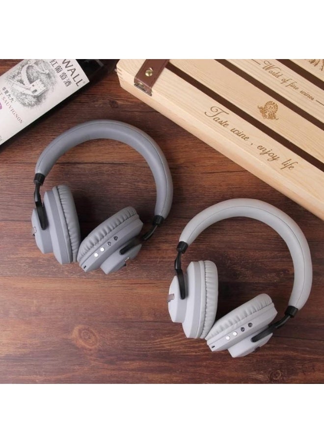 SD-1006 Wireless Bluetooth 5.1 Over-Ear Stereo Headphones with 40mm Dynamic Drivers, TF Card Slot, Built-In Microphone, 