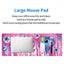 Wilderness Style Eyes Mouse-Pad Mousepad with Non-Slip Rubber Base Gaming Mouse Mat Waterproof Fanny Mousepad Washable C