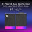 Rgb Computer Speaker 2.0 Stereo Sound System With Bluetooth 5.3 And Usb Connectivity Gaming Speakers For Pc Laptop Deskt