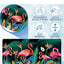 Large Gaming Mouse Pad, Flamingos , Extended Desk Mat, Large Desk Pad for Computer Keyboard, Mouse Pad with Stitched Edg