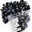 K512-RGB-1 104 Keys Replacement Keycaps Set with Multimedia Keys for Mechanical Keyboard, Premium Black PBT Keycaps for 