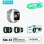 SW-13 Smart Watch with Bluetooth Calling, 2 Interchangeable Watch Bands, Heart Rate & Sleep Monitor, Multi-Sport Fitness