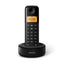 Cordless Phone D1601B - Non Slip Grip  (Black Color)