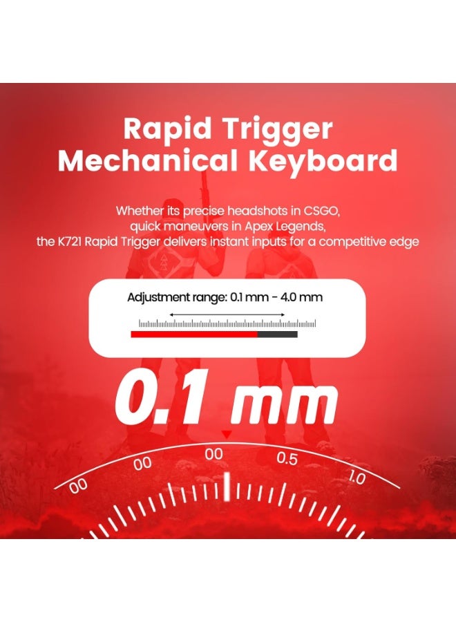 عرض جانبي لكيبورد الجيمنج Redragon K721