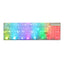 Douni KB101 Colorful Glow RGB Transparent Keyboard Mechanical Touch