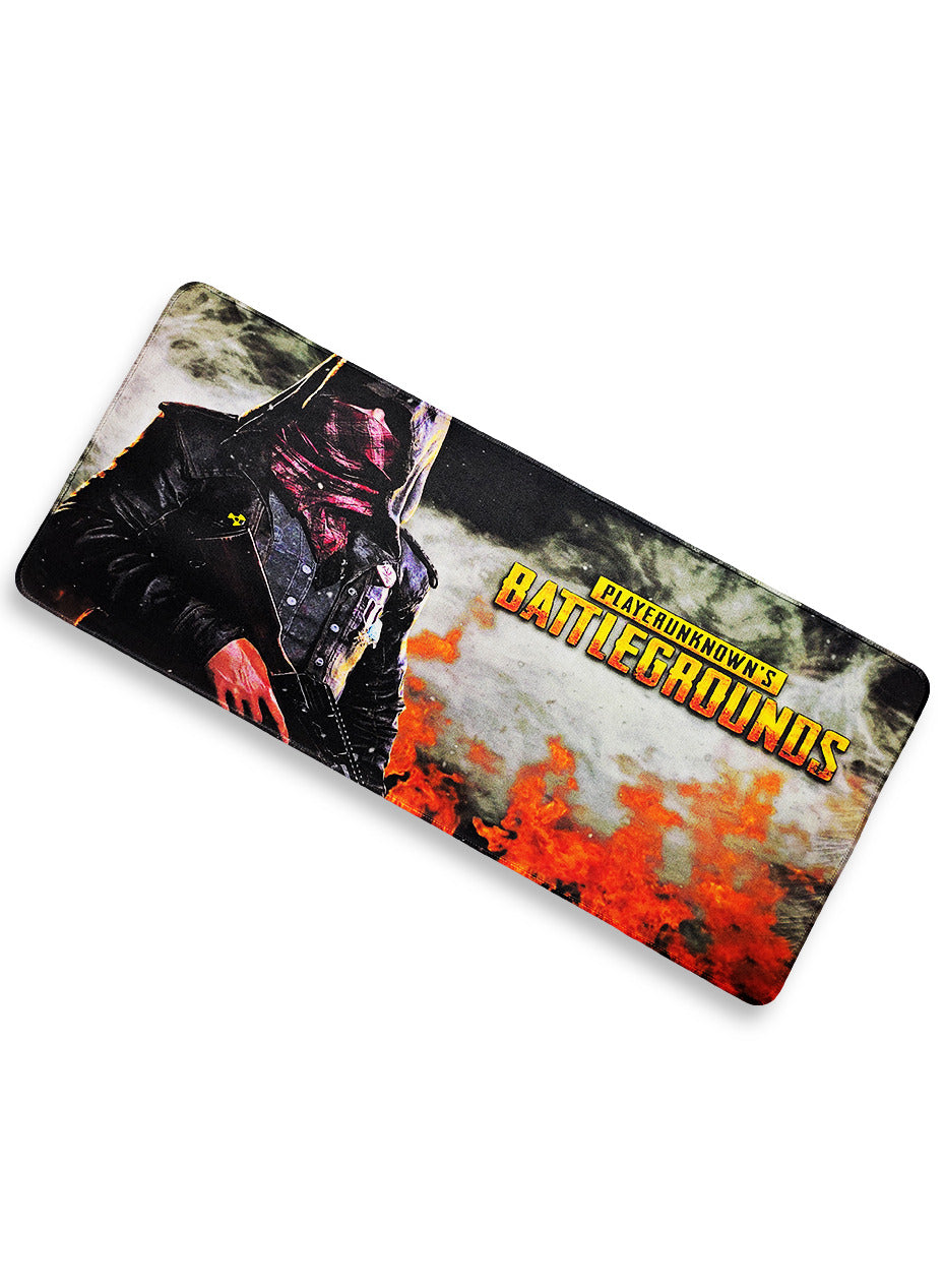 Large Mouse Pad, Pubg Mobile Game Theme (70cm x 30cm x 2mm), HD Print Pattern Desk Mat, Extended Mouse Pad and Keyboard Mouse Pads, Waterproof Fabric Surface Mouse Pads for Office, Anti-Slip Rubber Base